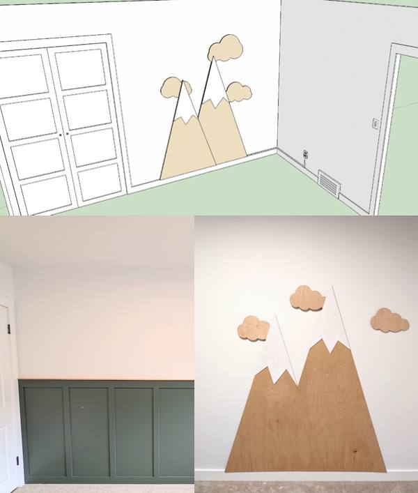 renovation and wooden art for a nursery