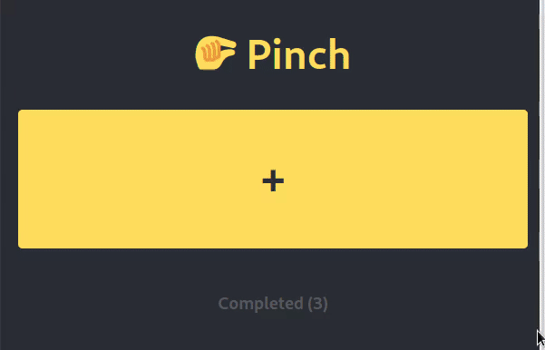 an example of adding a project or boulder in pinch